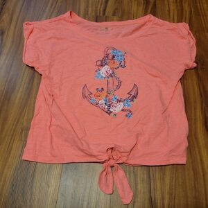 Arizona Jeans Nautical Themed Shirt, Tag Size Ladies Large